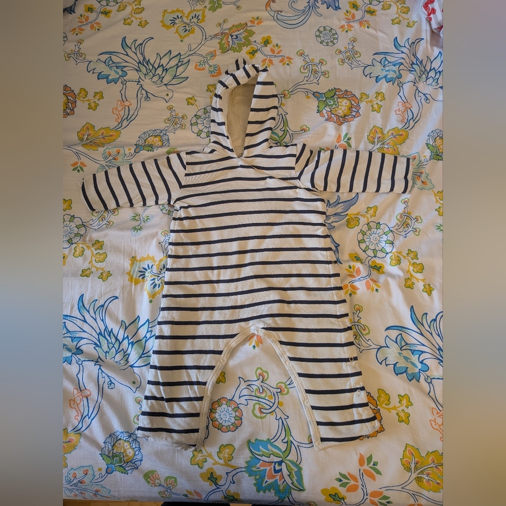 Warm Striped Baby One Piece Jumpsuit